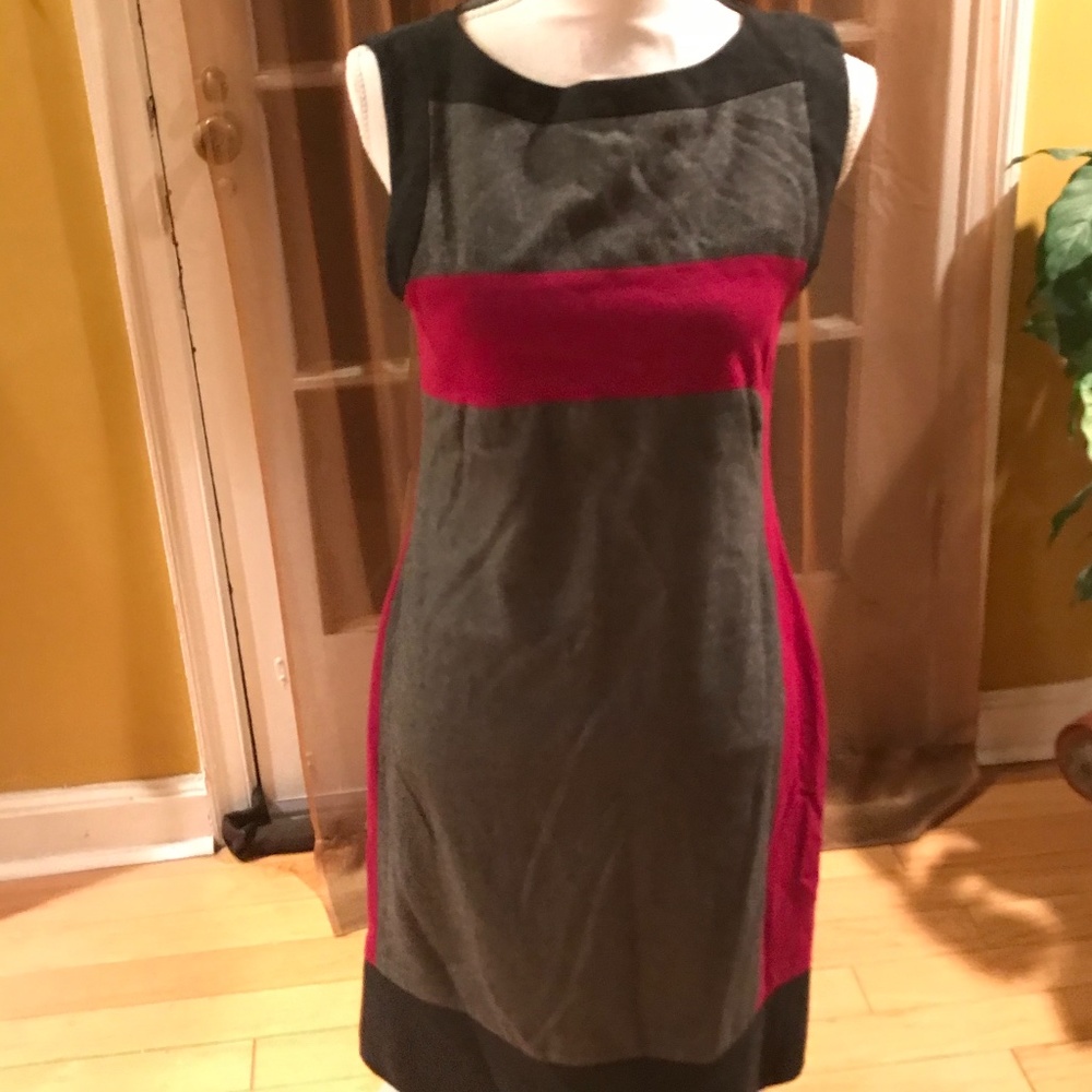 Brooklyn Industries A Line Color Block Dress, US 6